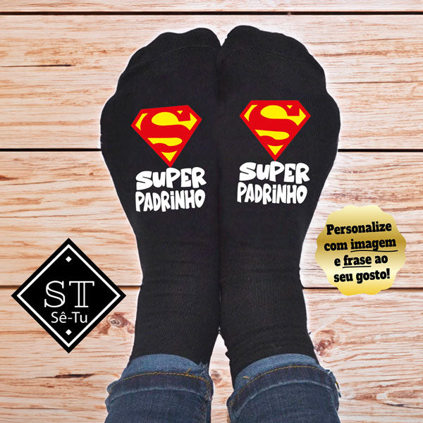 Meias Super Padrinho (Parentesco)